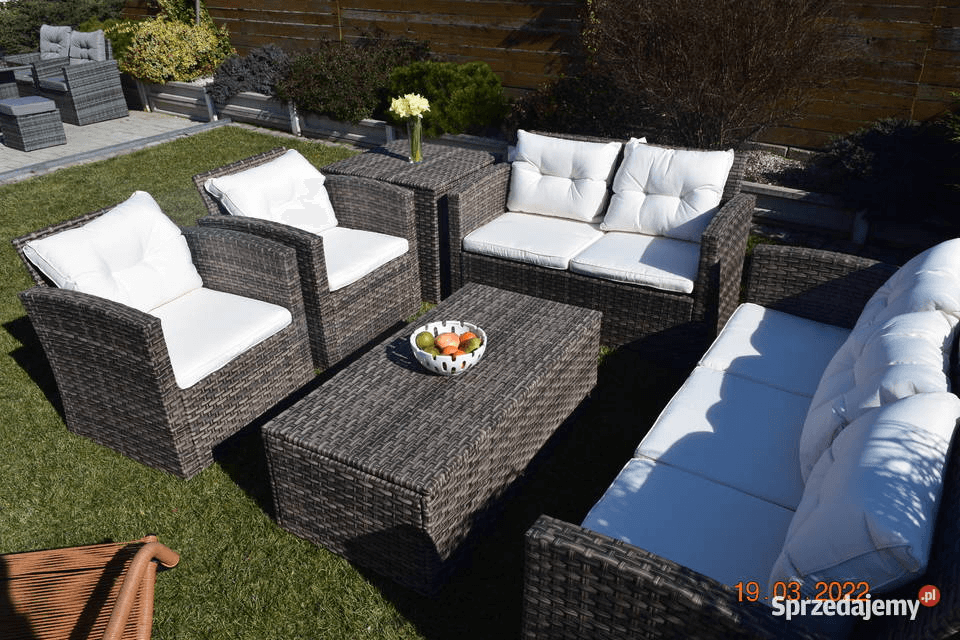 zestaw mebli ogrodowych ( chwilowy brak towaru) wypoczynkowych technorattan XL Boston zestaw wypoczynkowy
